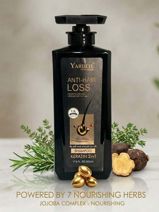 Yardlie Professional Anti-Hair Loss Keratin 2in1 Shampoo - 500ml