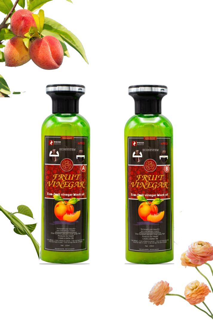 Fruit Vinegar Hair Color Gel |Drak Brown 500ml |