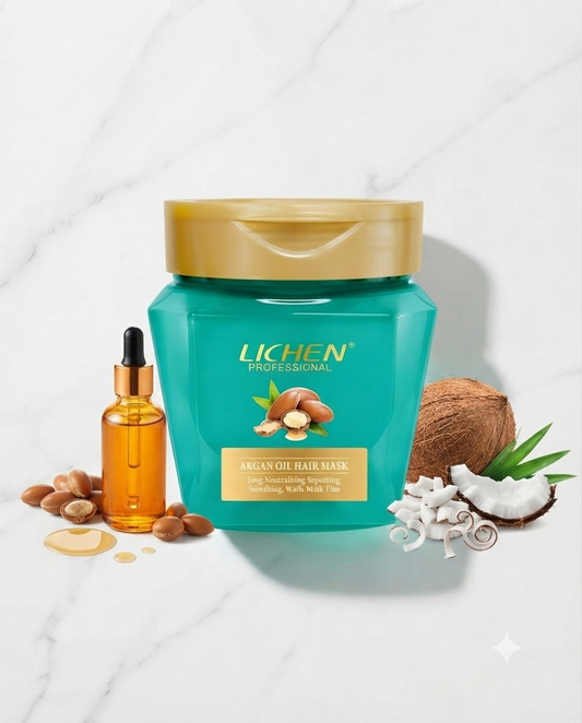 Lichen Professional Argan Oil Hair Mask for Deep Nourishment & Repair | Argan Oil 450 ml |