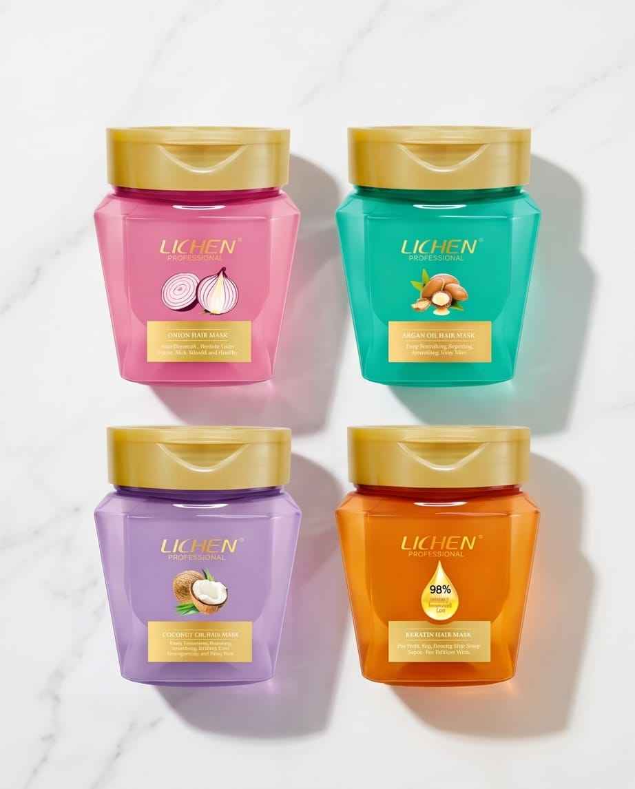 Lichen Onion Hair Mask for Stronger, Smoother & Shiny | Hair Mask Onion|450 ml