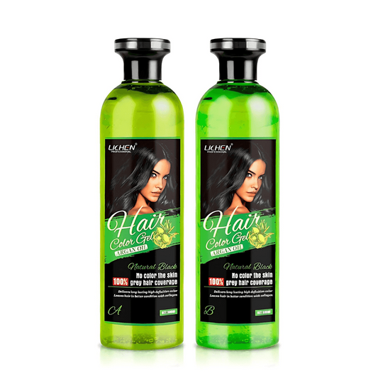 Lichen professional Hair color shampoo Gel|Natural Black|1000 ml