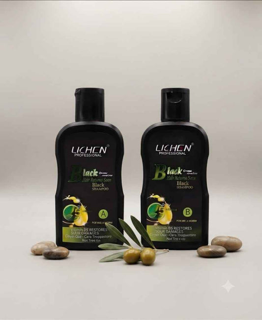 Hair Color Shampoo Mixing paste Natural Black | 400ml |