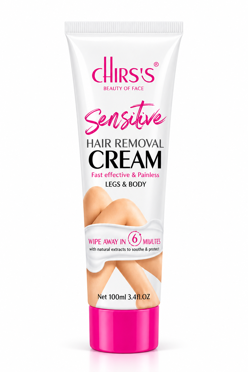 CHIRS'S Sensitive Hair Removal Cream for Legs & Body – 100ml