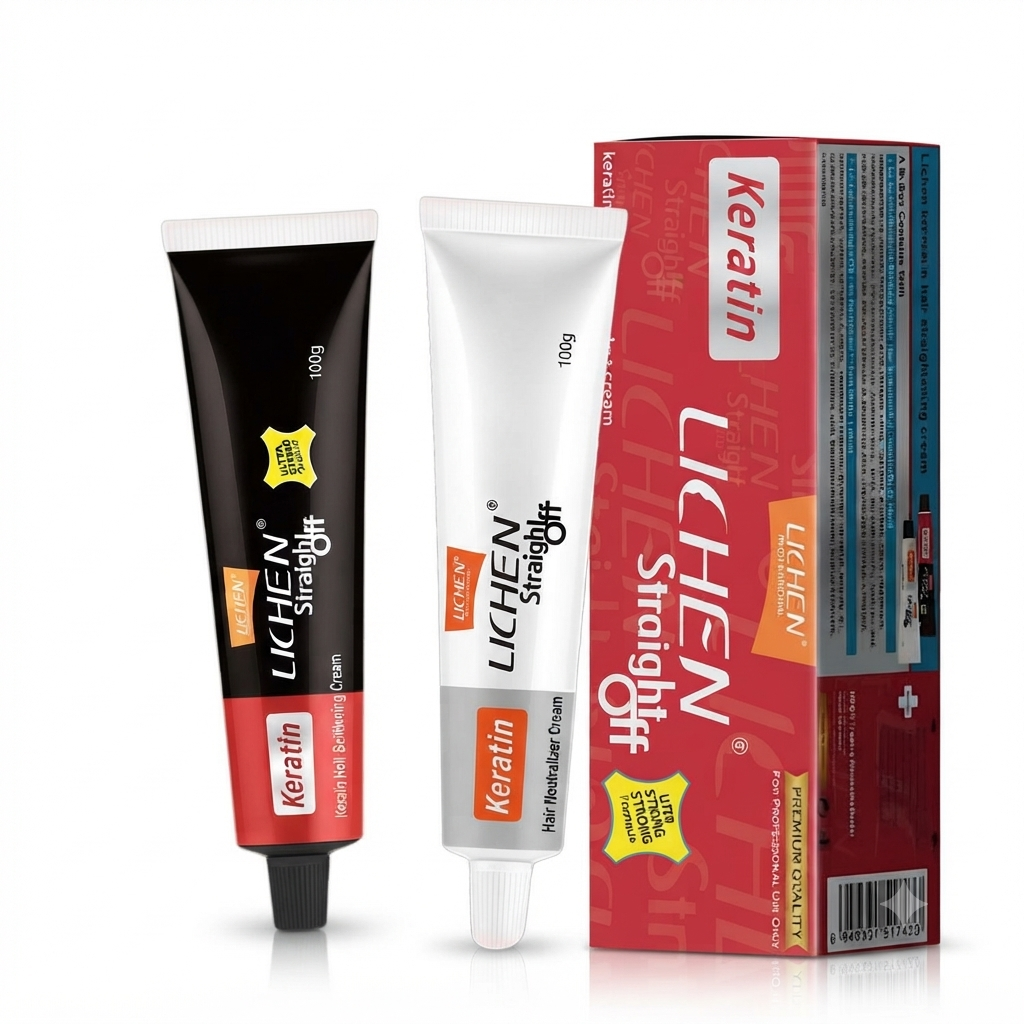 Lichen Keratin Hair Straightening Cream - 100g