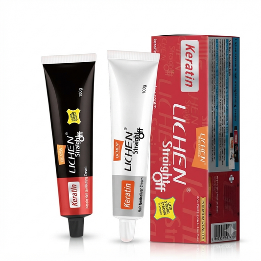 Lichen Keratin Hair Straightening Cream - 100g