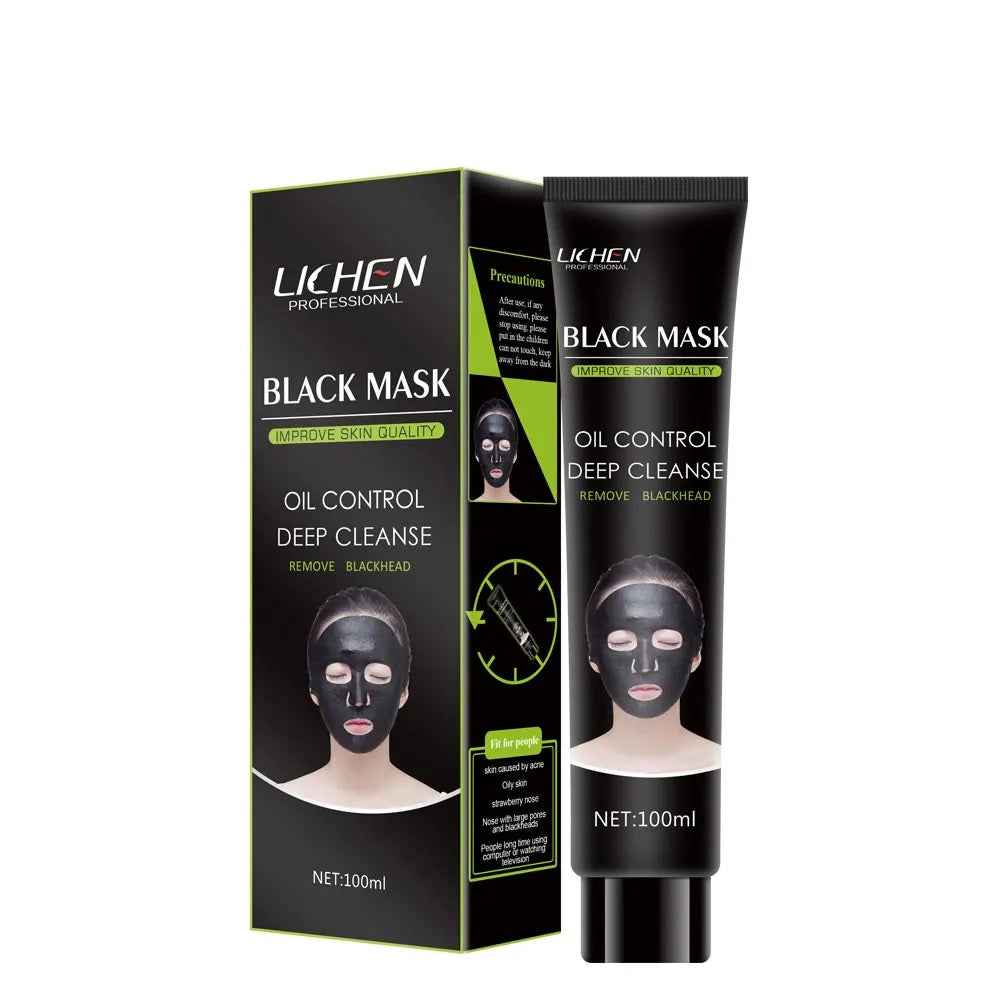 Lichen Professional Black Mask - Oil Control & Deep Cleanse Peel-Off Mask | 100ml