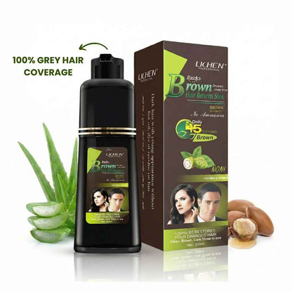 Hair Color Shampoo Drak Brown Lichen 200 ml - Lichen_pk com
