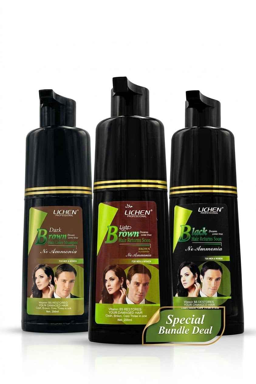 Buy 3 Hair Color Shampoo Bundle Offer +