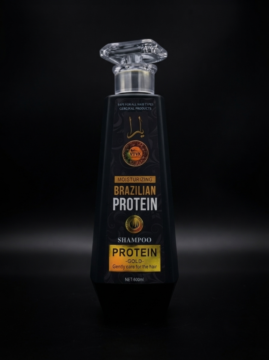 VTVK - Gold Brazilian Protein Shampoo | 600ml | Ultra-Moisturizing Hair Treatment
