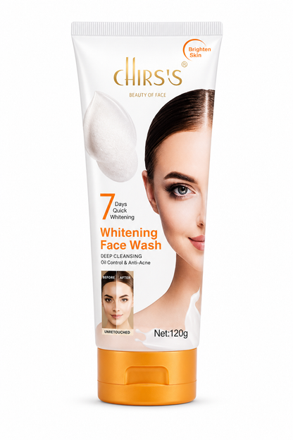 CHIRS'S Whitening Face Wash – Deep Cleansing, Oil Control & Anti-Acne (120g)