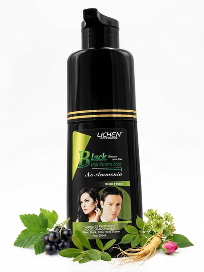 Hair Color Shampoo Drak Brown Lichen 200 ml