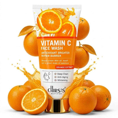 Chirs's Vitamin C Facial Wash – Anti-Aging & Whitening Deep Cleanser| 100ml