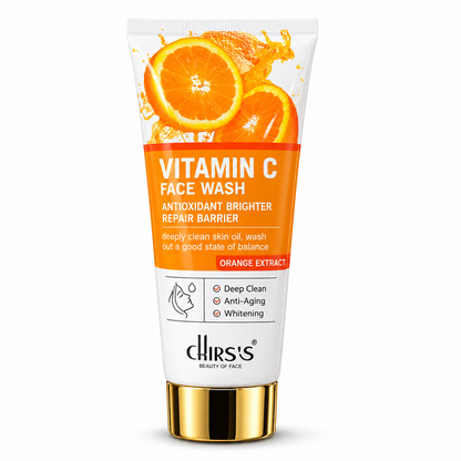 Chirs's Vitamin C Facial Wash – Anti-Aging & Whitening Deep Cleanser| 100ml