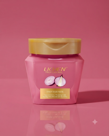 Lichen Onion Hair Mask for Stronger, Smoother & Shiny | Hair Mask Onion|450 ml