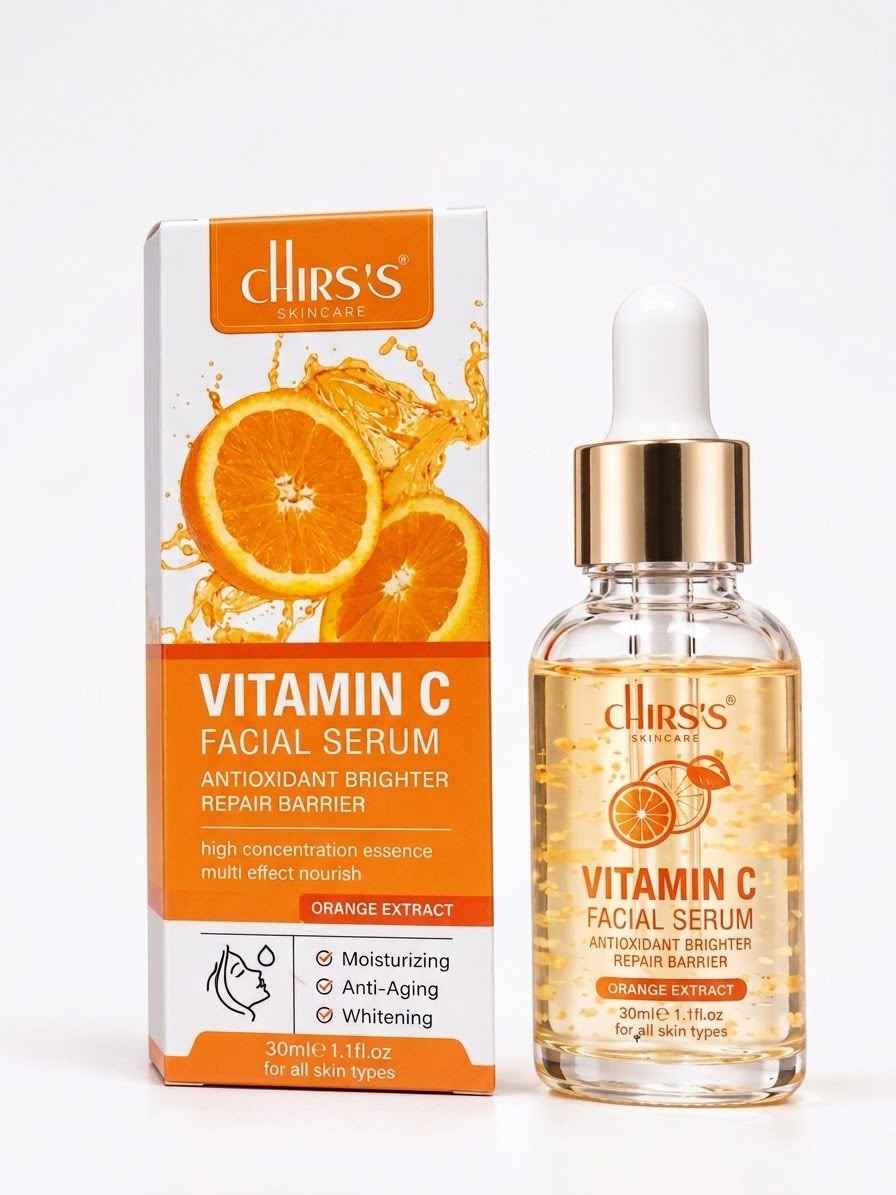 Chris's Skincare Vitamin C Facial Serum – 30ml | Antioxidant Brighter & Repair Barrier