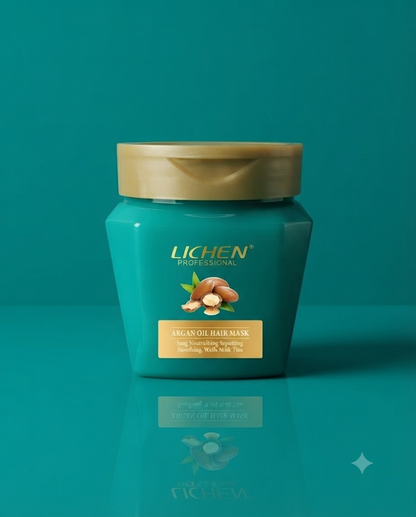 Lichen Professional Argan Oil Hair Mask for Deep Nourishment & Repair | Argan Oil 450 ml |