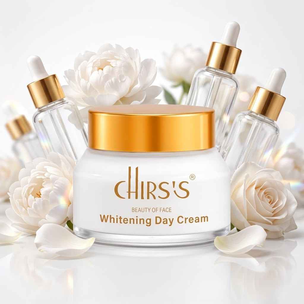CHIRS'S Whitening Day Cream SPF 20 – Daily Face Moisturizer, 50g