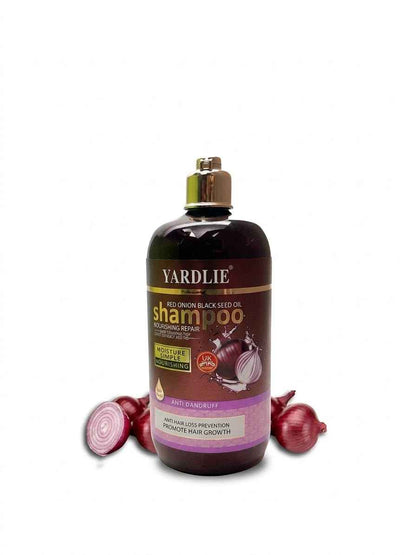 Yardlie Red Onion Black Seed Oil Shampoo – Anti Hair Loss & Anti Dandruff 500.g
