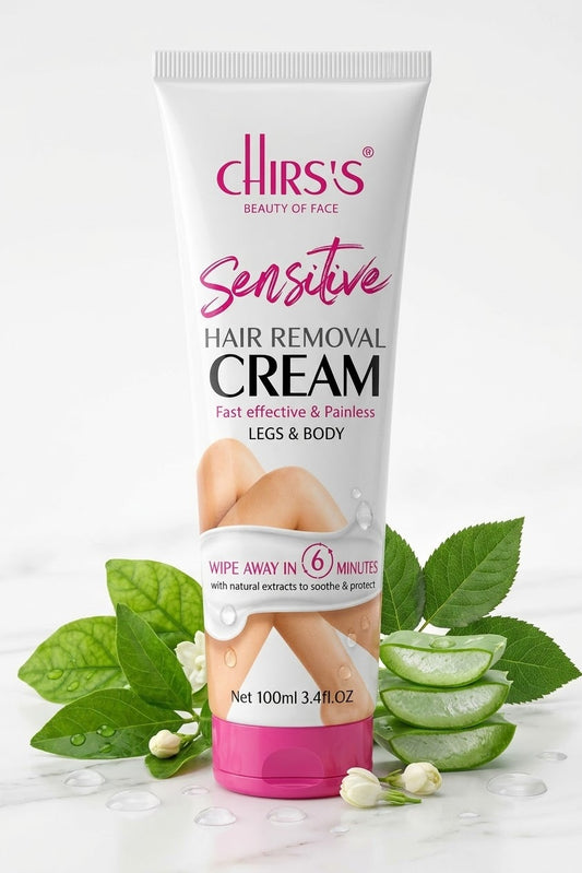 CHIRS'S Sensitive Hair Removal Cream for Legs & Body – 100ml