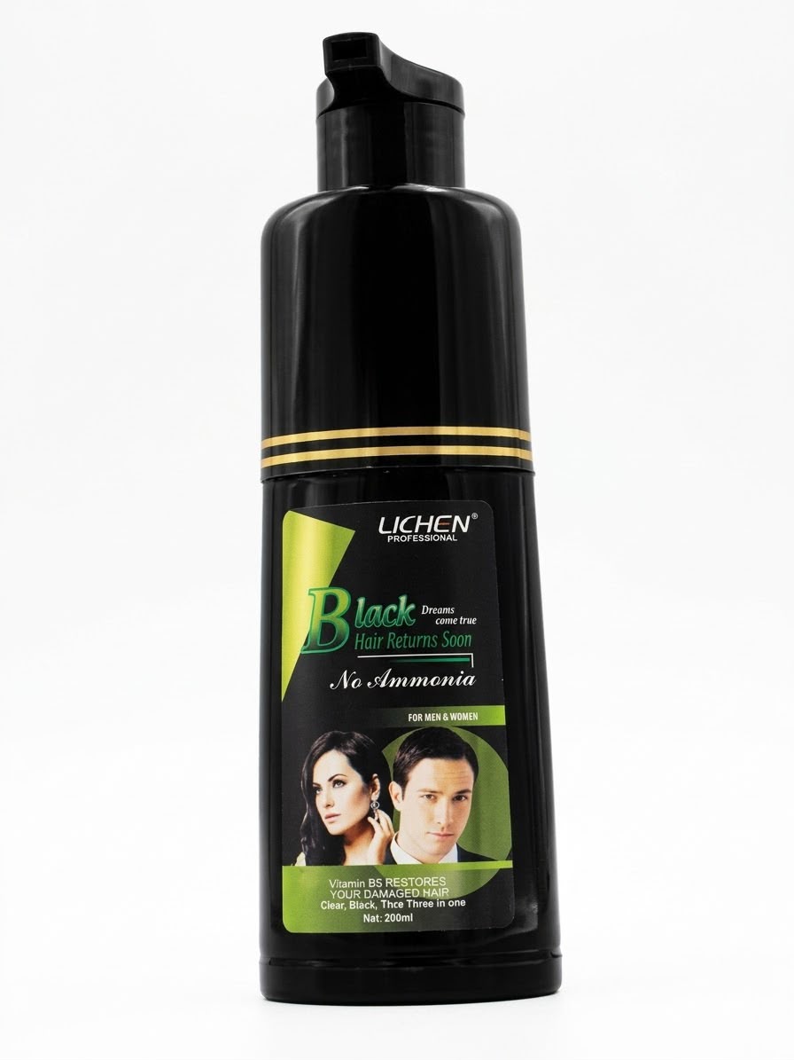 5-in-1 Hair Color Shampoo Natural Black | 200ml |