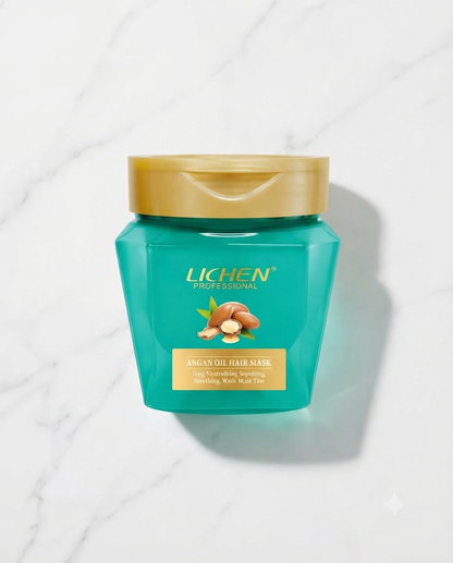 Lichen Professional Argan Oil Hair Mask for Deep Nourishment & Repair | Argan Oil 450 ml |