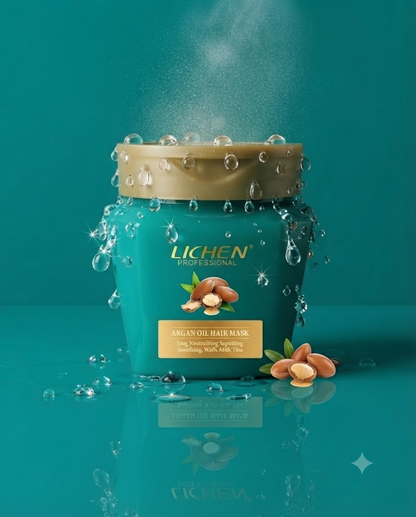 Lichen Professional Argan Oil Hair Mask for Deep Nourishment & Repair | Argan Oil 450 ml |