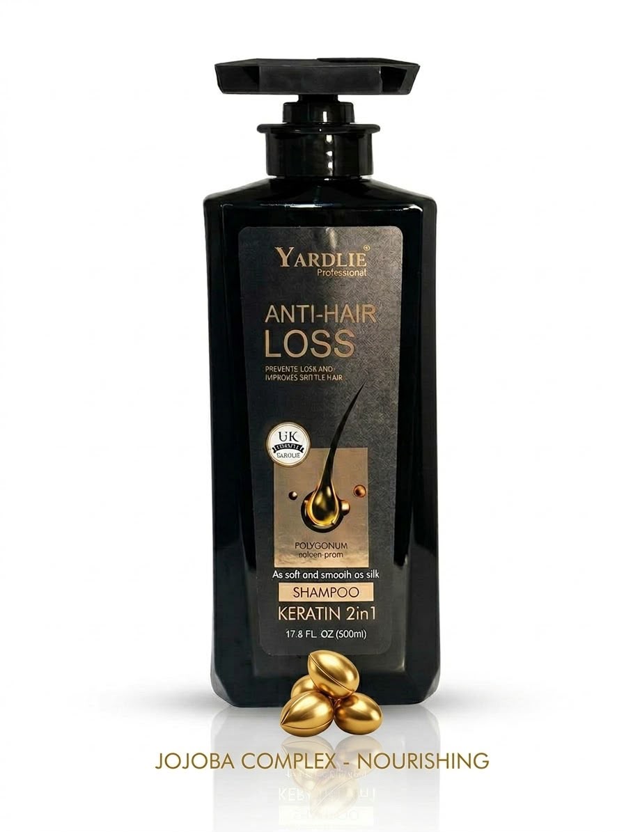 Yardlie Professional Anti-Hair Loss Keratin 2in1 Shampoo - 500ml