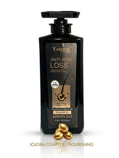 Yardlie Professional Anti-Hair Loss Keratin 2in1 Shampoo - 500ml