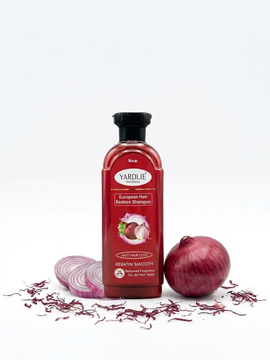 Yardlie European Hair Restore Shampoo –  Onion Hair , Keratin Smooth & Anti Hair Loss Shampoo400.g