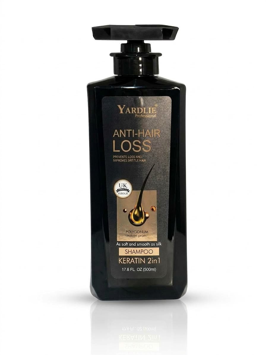 Yardlie Professional Anti-Hair Loss Keratin 2in1 Shampoo - 500ml