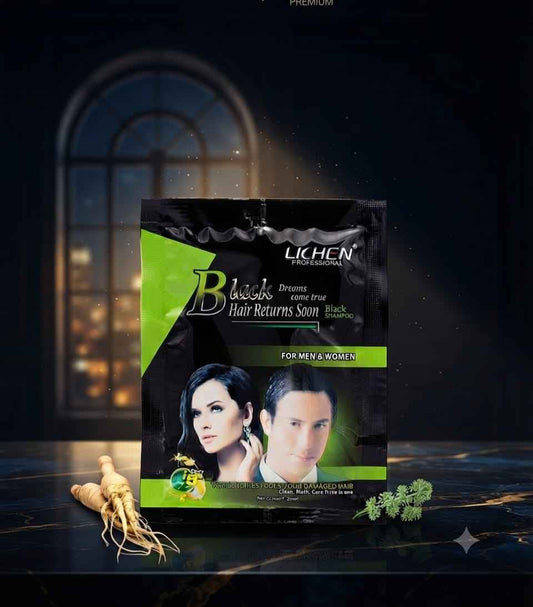 Hair Color Sachet | Natural Black | 20ml