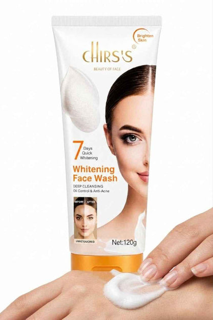 CHIRS'S Whitening Face Wash – Deep Cleansing, Oil Control & Anti-Acne (120g)