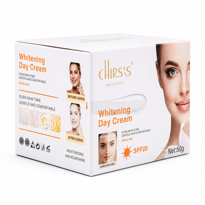 CHIRS'S Whitening Day Cream SPF 20 – Daily Face Moisturizer, 50g