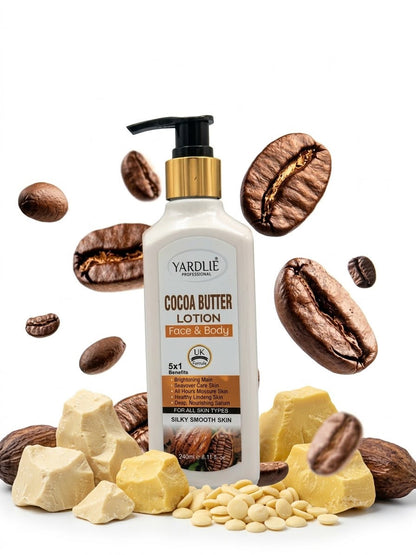 Yardlie Professional Cocoa Butter Lotion for Face & Body 240ml
