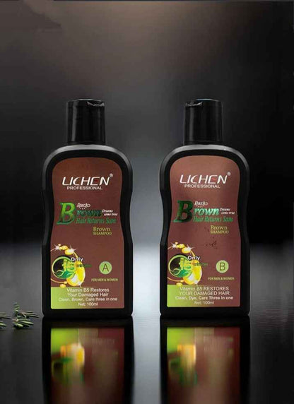 Hair Color Shampoo Mixing paste Drak Brown | 400ml |