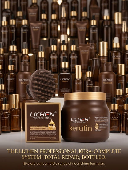 Lichen Professional Keratin Repair Mask - Nourishing & Repairing Hair Mask, 500ml )
