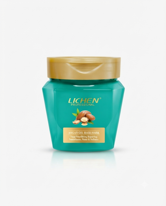 Lichen Professional Argan Oil Hair Mask for Deep Nourishment & Repair | Argan Oil 450 ml |