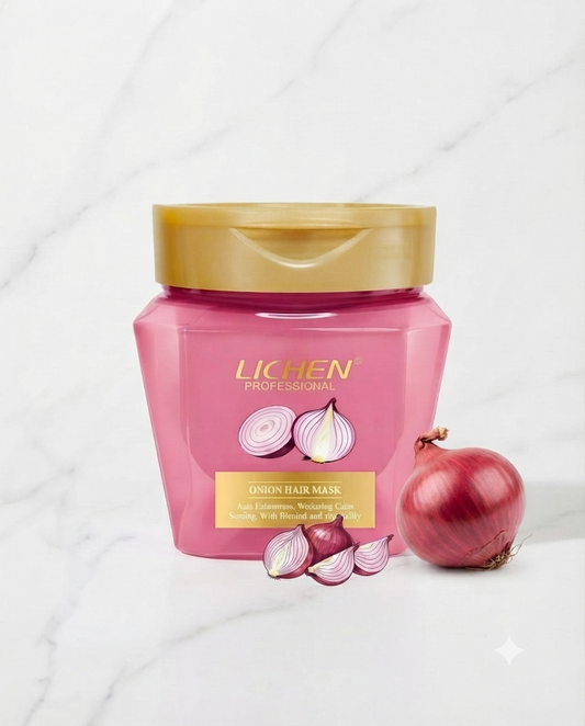 Lichen Onion Hair Mask for Stronger, Smoother & Shiny | Hair Mask Onion|450 ml