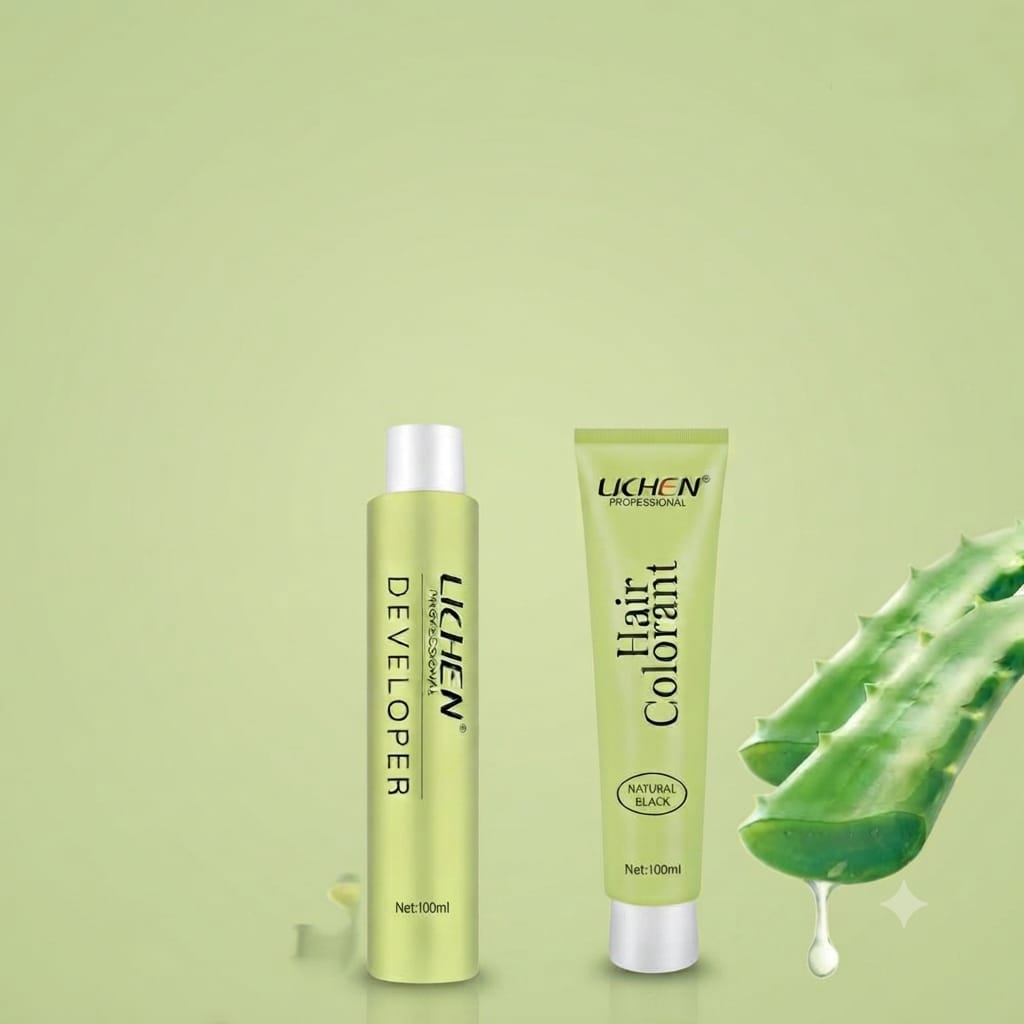 Hair Color Cream Natural Black Lichen 100