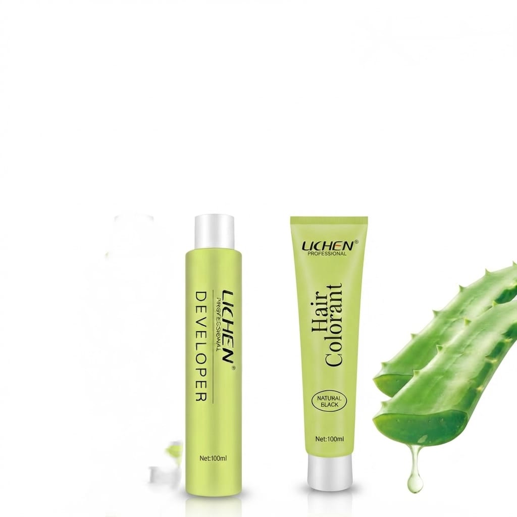 Hair Color Cream Natural Black Lichen 100