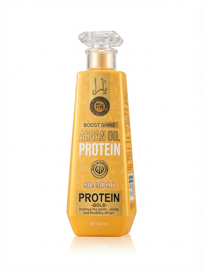 VTVK Boost Shine Argan Oil Protein Gold Shampoo (600ml)