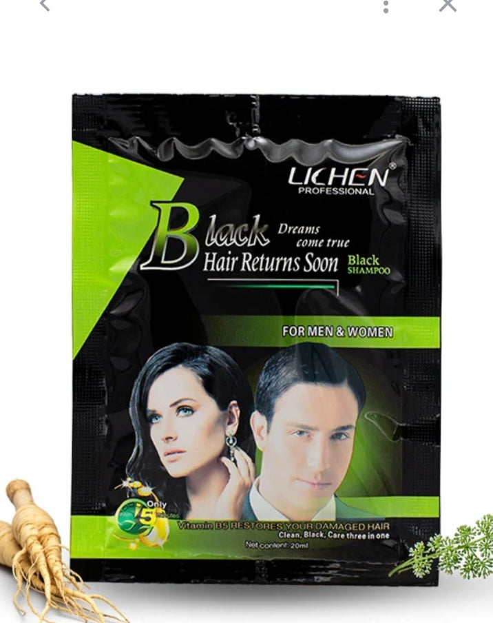 Lichen Gel Black Sachet 25ml